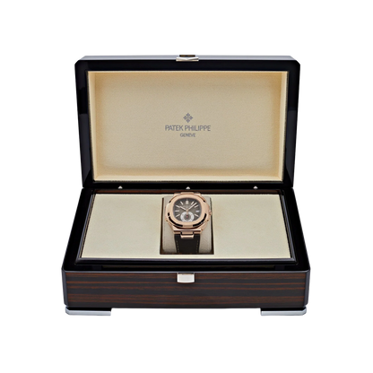 Nautilus 40mm 5980R-001 Chronograph Rose Gold Brown Dial