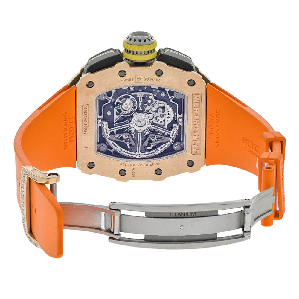 RM 11-03 Rose Gold - Skeleton Dial 45mm