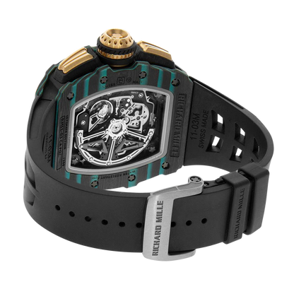 RM 11-03 Turquoise Quartz TPT, Ultimate Edition, Skeleton Dial, 50 mm