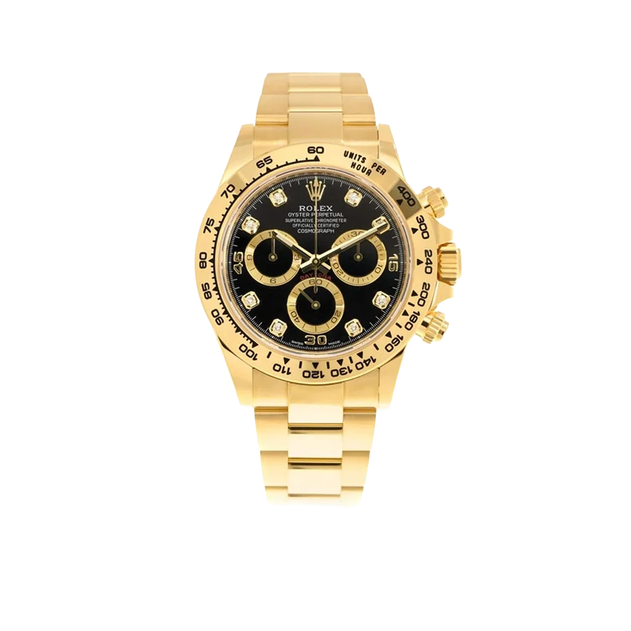 Daytona 40mm 116508 Cosmograph Daytona 18K with Black Dial