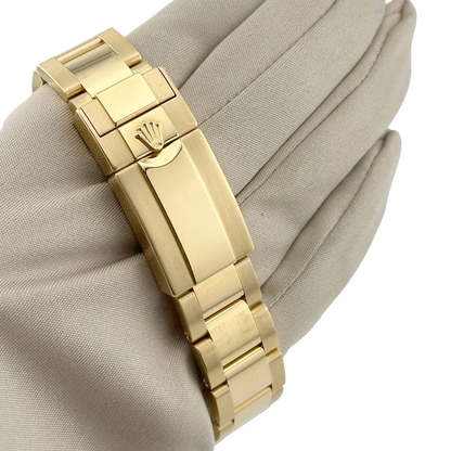 Daytona 40mm Yellow Gold John Mayer Green Dial Mens Watch 116508