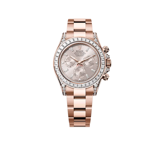 Daytona 126595TBR Rose Gold Sundust Diamond Dial Diamond Bezel