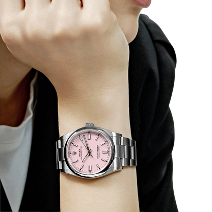 Oyster Perpetual 41mm Stainless Steel Candy Pink Dial Men Watch 134300-0013 New 2025
