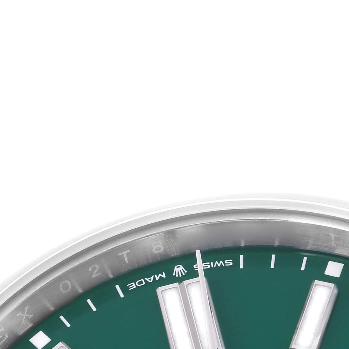 Oyster Perpetual 41mm Green Dial Steel Mens Watch 124300