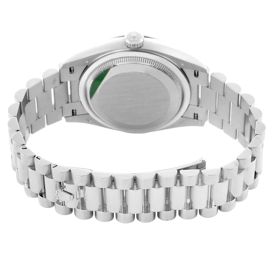 President Day-Date 36mm White Gold Ombre Diamond Dial Mens Watch 128239