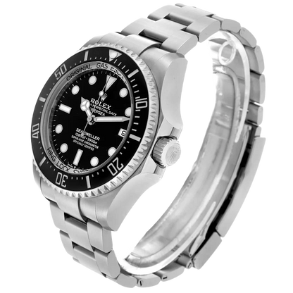 Seadweller Deepsea 44mm Black Dial Steel Mens Watch 136660 (Updated Dial)