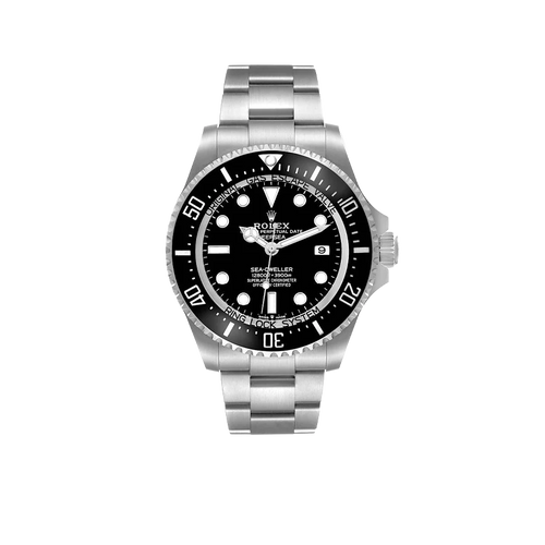 Seadweller Deepsea 44mm Black Dial Steel Mens Watch 136660 (Updated Dial)