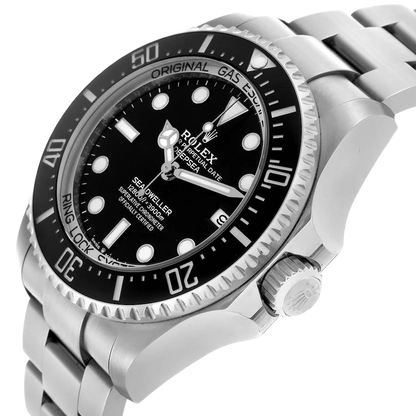 Seadweller Deepsea 44mm Black Dial Steel Mens Watch 136660 (Updated Dial)