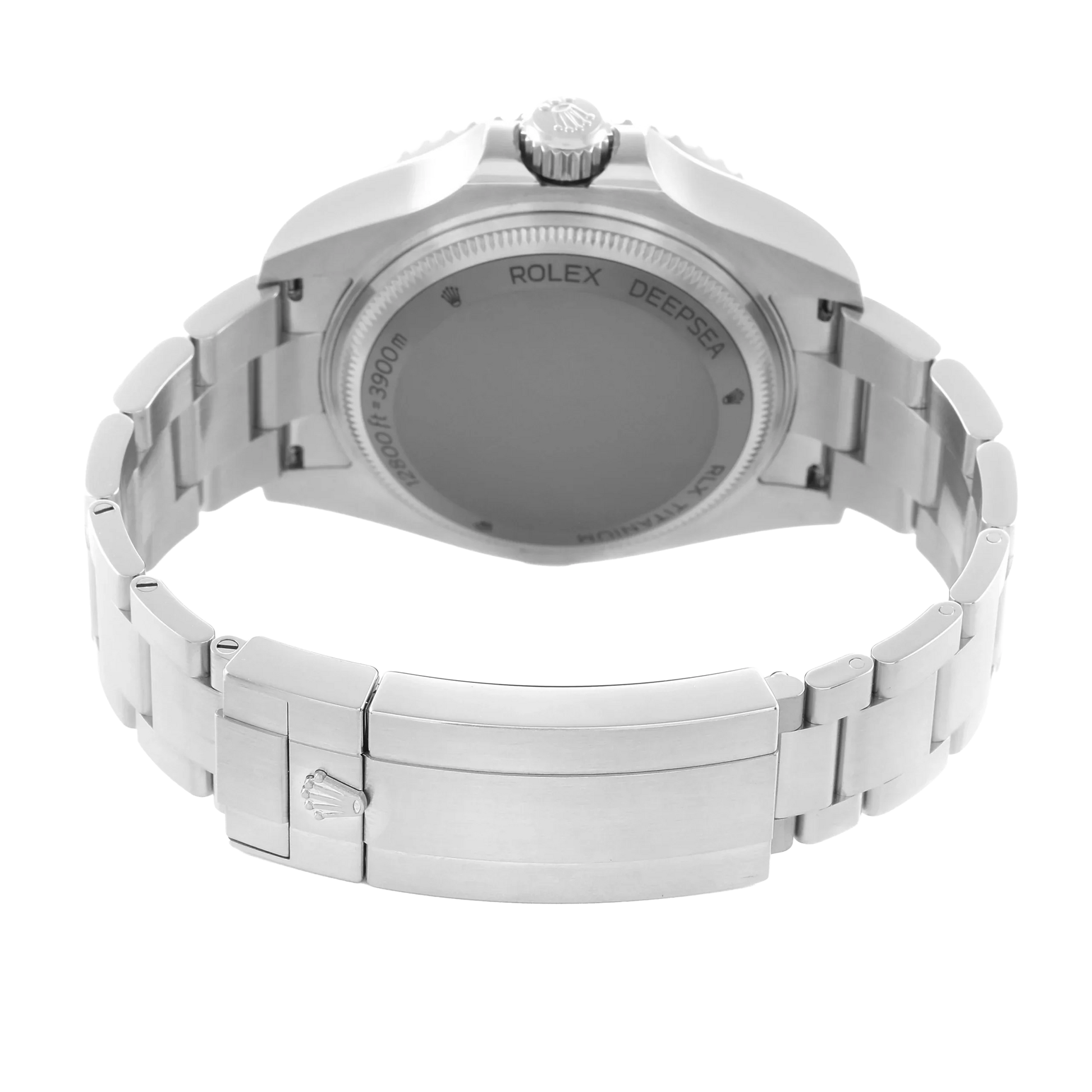 Seadweller Deepsea Black Dial Steel Mens Watch 136660