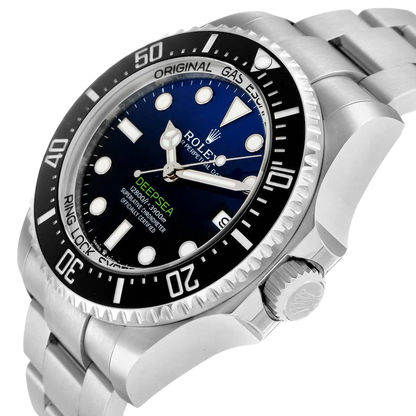 Seadweller Deepsea 44mm Cameron D-Blue Dial Steel Mens Watch 136660