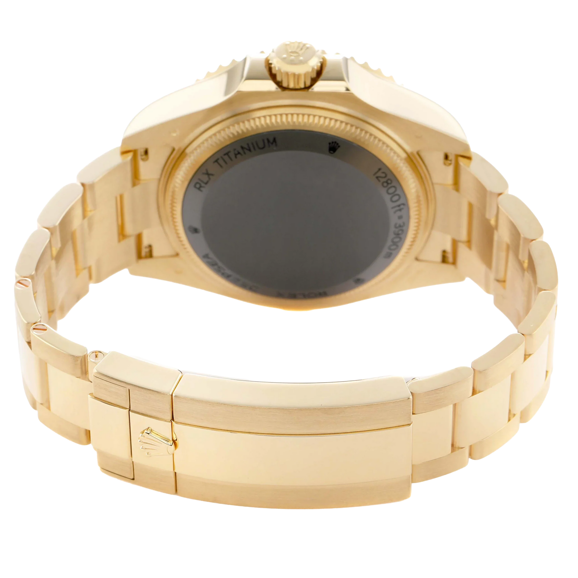 Seadweller Deepsea 44mm Yellow Gold Blue Dial Mens Watch 136668