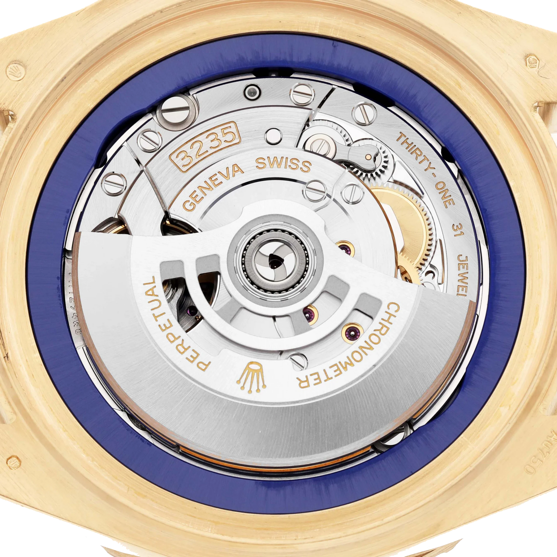Seadweller Deepsea 44mm Yellow Gold Blue Dial Mens Watch 136668