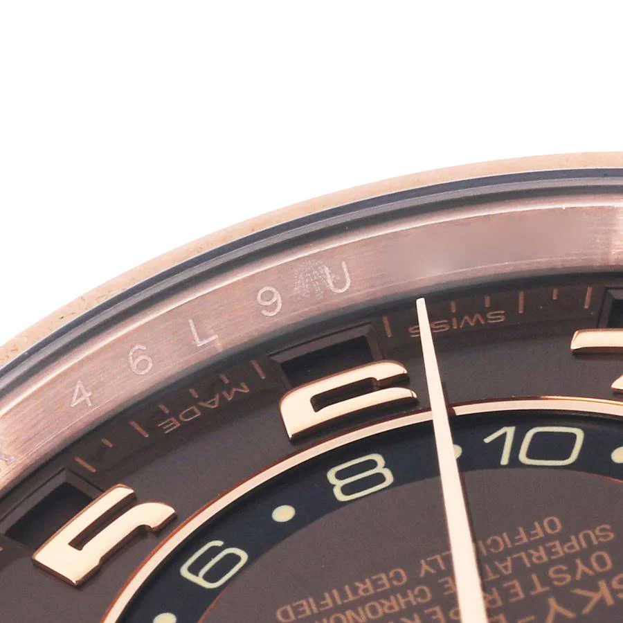 Sky-Dweller 42mm  Everose Chocolate Brown Dial Rose Gold Watch 326135