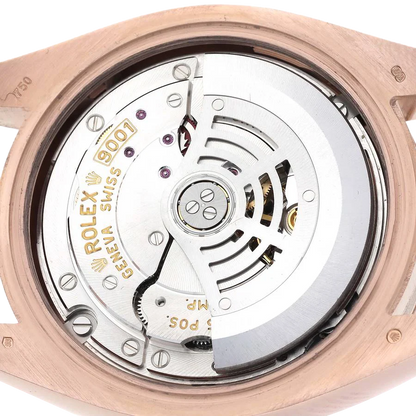 Sky-Dweller 42mm Rose Gold Chocolate Brown Dial Mens Watch 326935