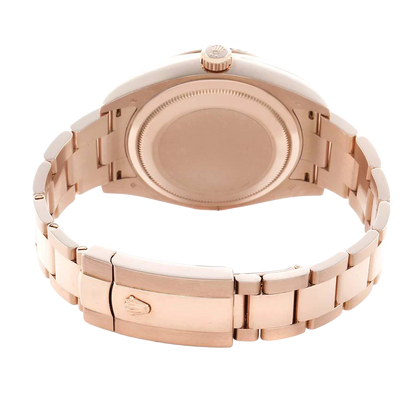 Sky-Dweller 42mm Rose Gold Chocolate Brown Dial Mens Watch 326935