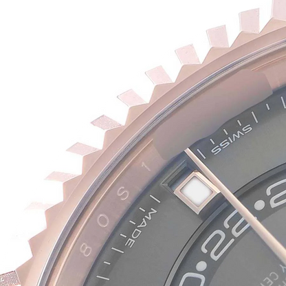 Sky-Dweller 42mm Rose Gold Slate Dial Mens Watch 326935