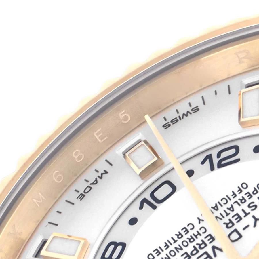 Sky-Dweller 42mm Yellow Gold White Dial Automatic Mens Watch 326938