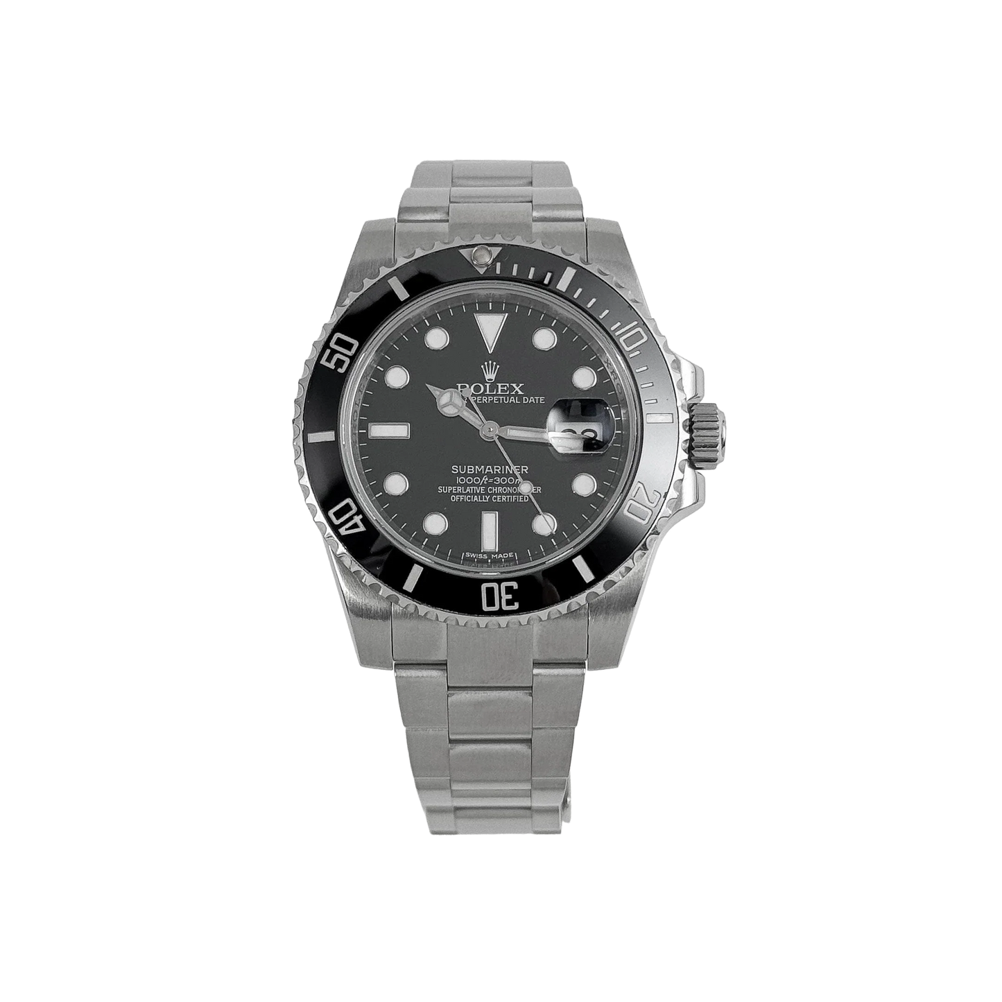Submariner Date 40mm Stainless Steel Black Dial 116610LN