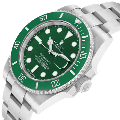 Submariner 40mm Hulk Steel Green Dial Bezel Mens Watch 116610LV
