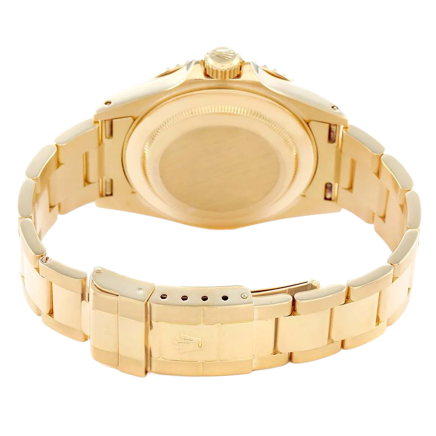 Yachtmaster 40mm Yellow Gold White Dial Mens Watch 16628