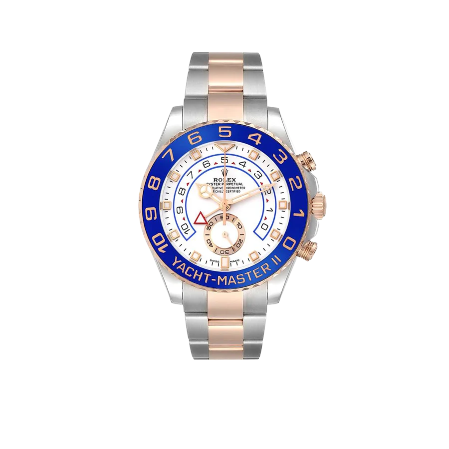 Yachtmaster II 44mm Steel Rose Gold Mens Watch 116681