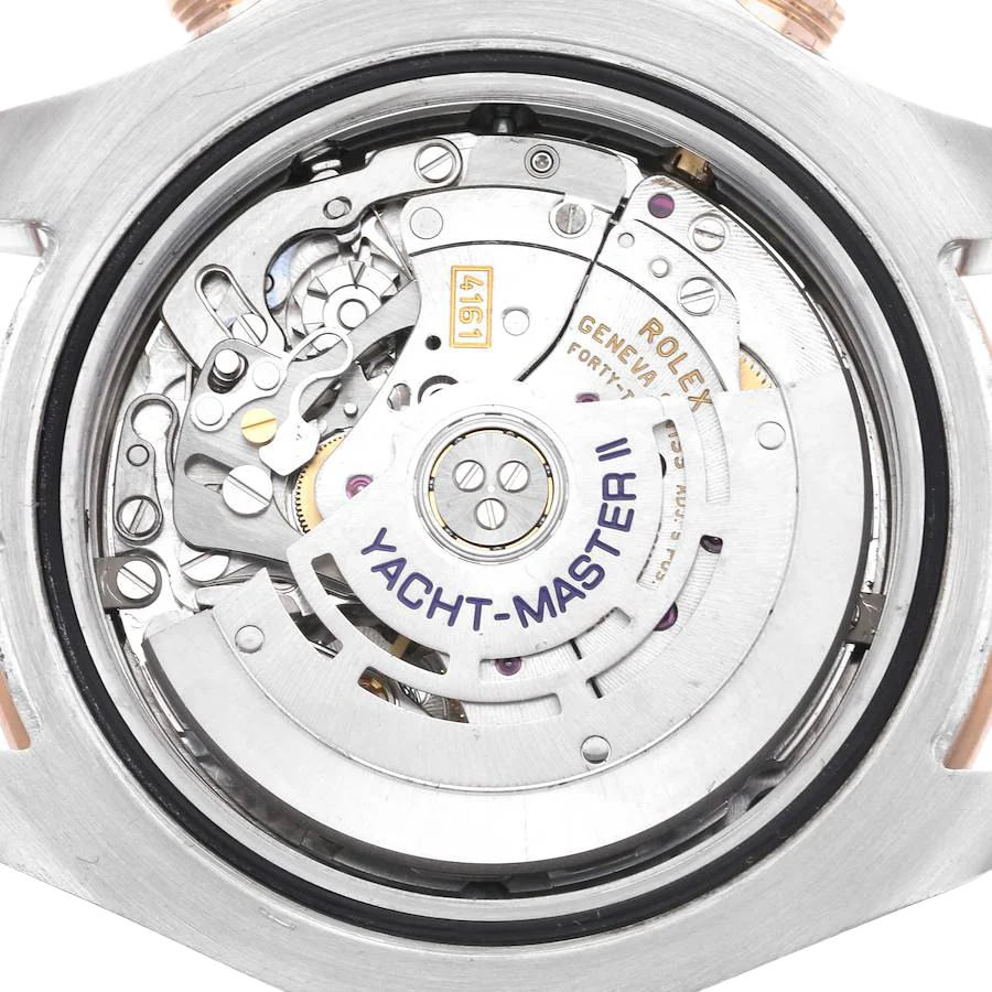 Yachtmaster II 44mm Steel Rose Gold Mens Watch 116681