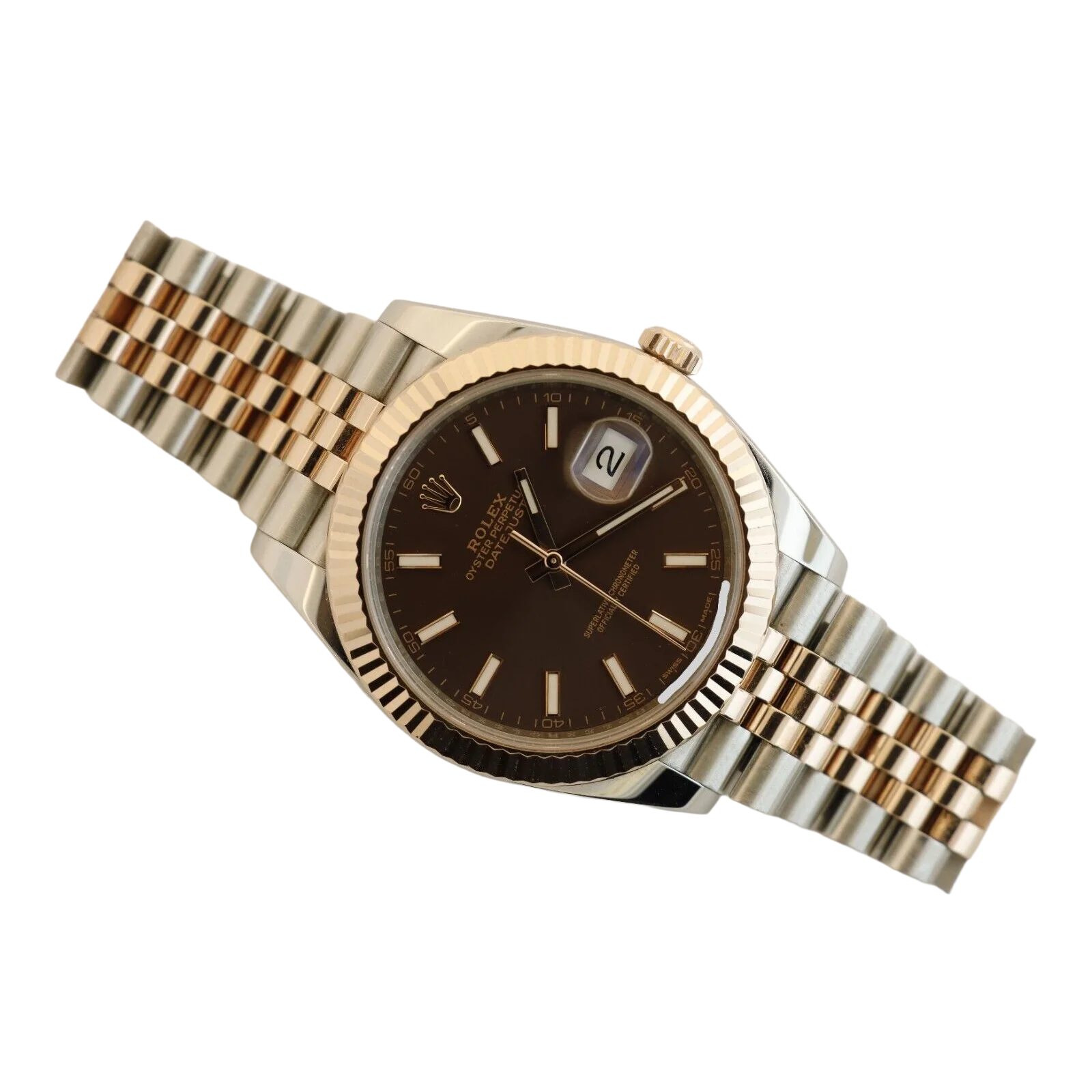 Datejust 41mm Steel & Everose Gold Chocolate 126331-0002